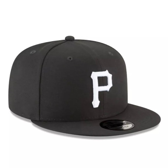 NEW ERA - MLB Baseball Hat - Pittsburgh Pirates 9FIFTY Snapback Cap - Black - Picture 3 of 7